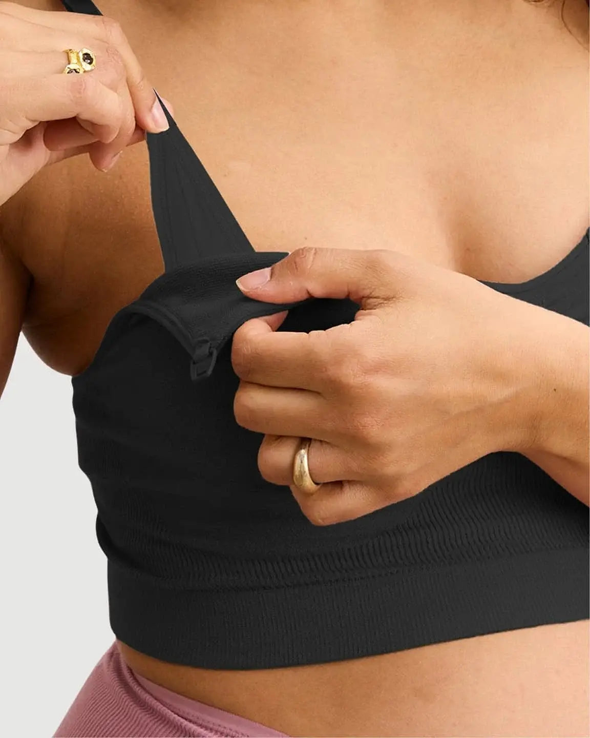 Hands-Free Stretch Nursing & Pumping Bra