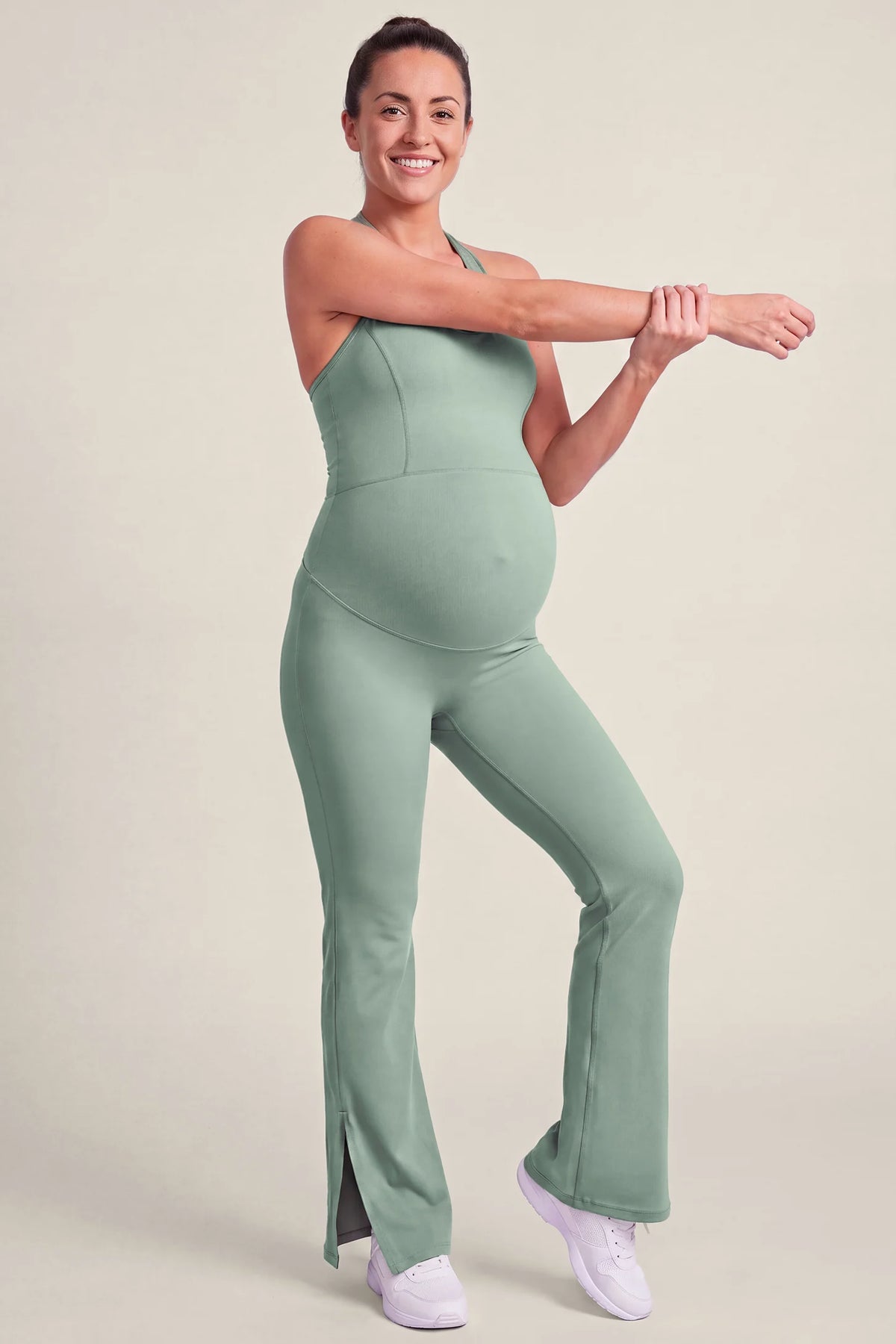 BumpFlow Wide-Leg Maternity Jumpsuit