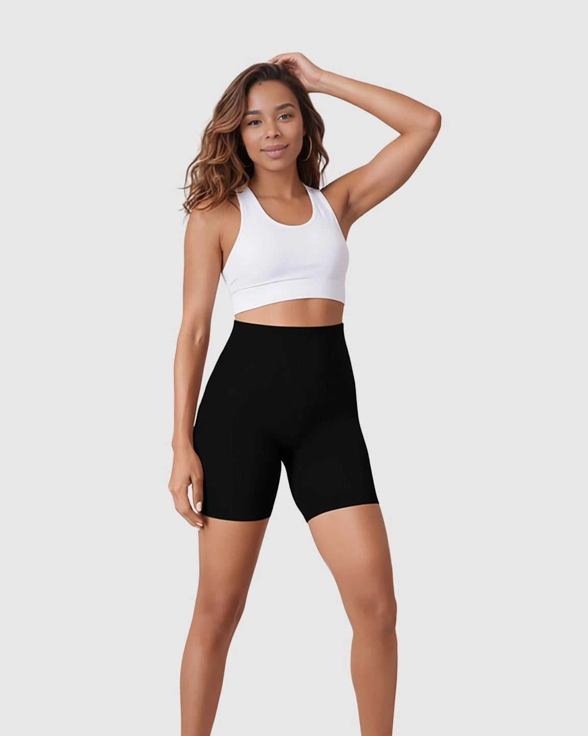 Over Belly Maternity Bike Short With Pockets