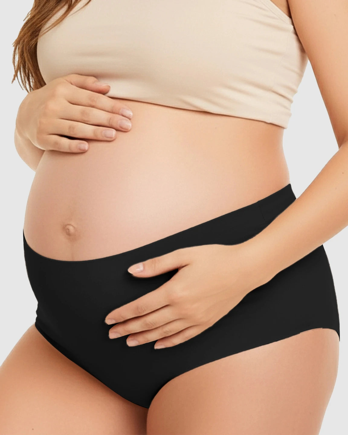 Seamless High-Waist Support Maternity Underwear