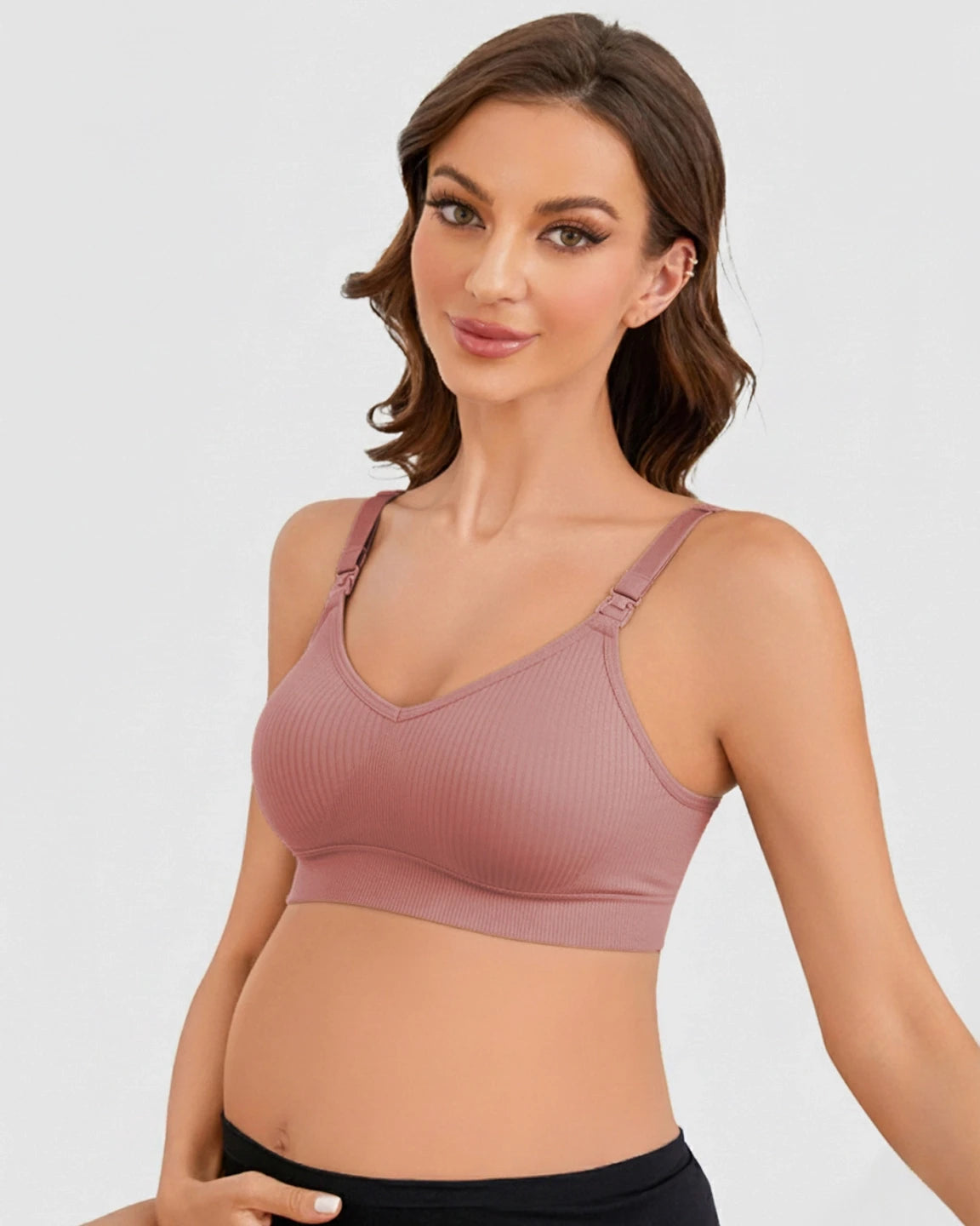 Wireless Front-Open Maternity Nursing Bra