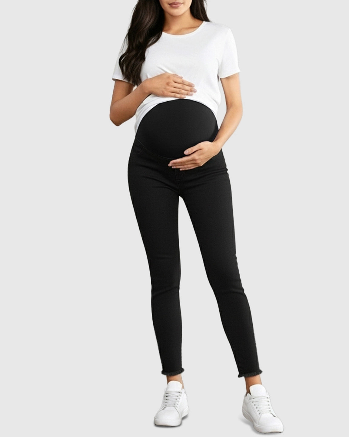 Stretch High-Waist Skinny Maternity Jeans