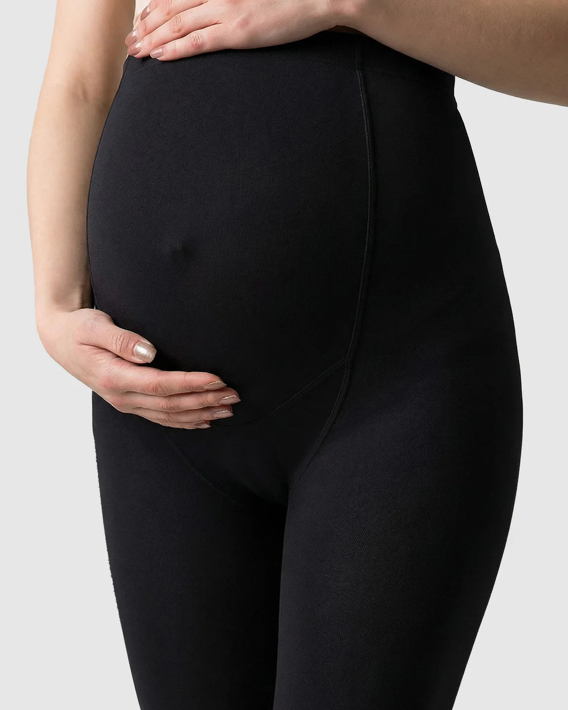 Fleece-Lined Over-Bump Maternity Leggings