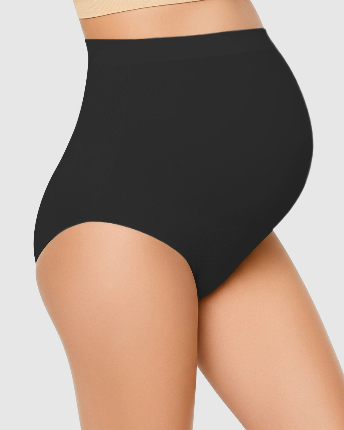 High-Waist Seamless Belly-Support Maternity Underwear