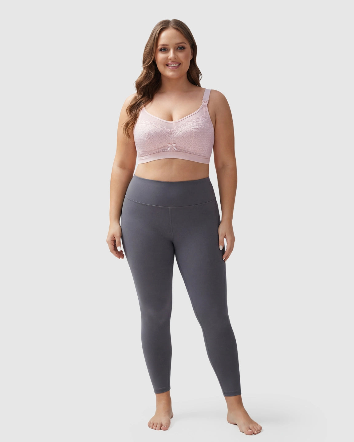 Clip-Down Lace Nursing Bra