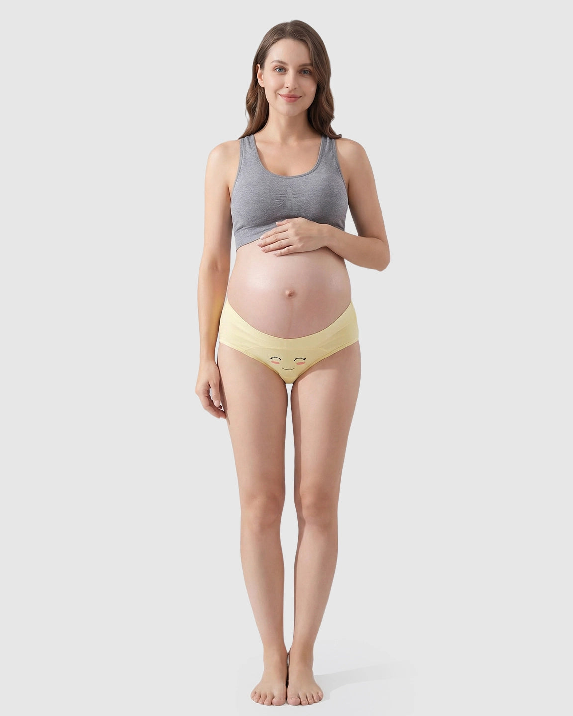 Abdomen-Support Cartoon-Pattern Maternity Underwear