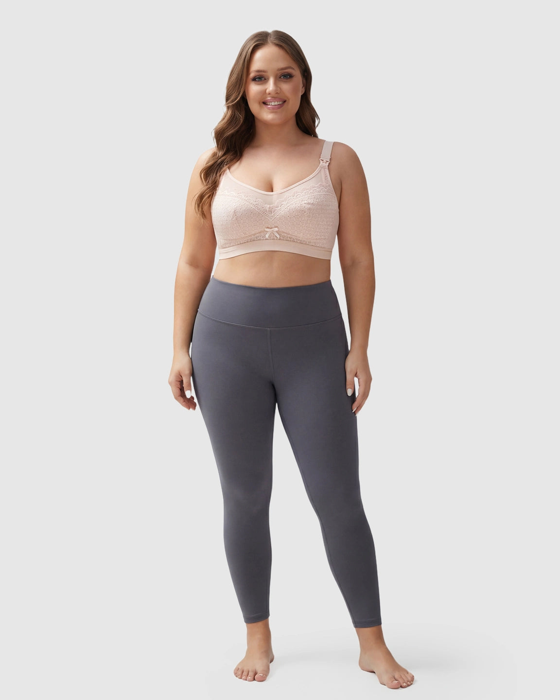 Clip-Down Lace Nursing Bra