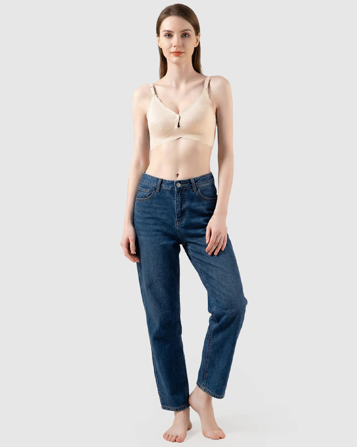 Dual Clasp Seamless Maternity Nursing Bra