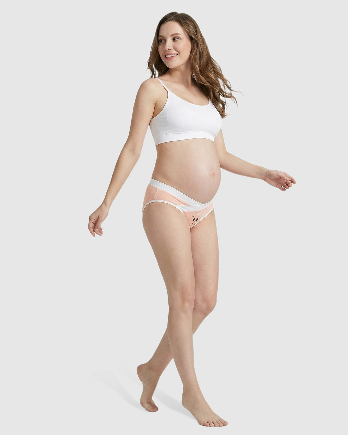 Crisscross Low-Waist Maternity Briefs