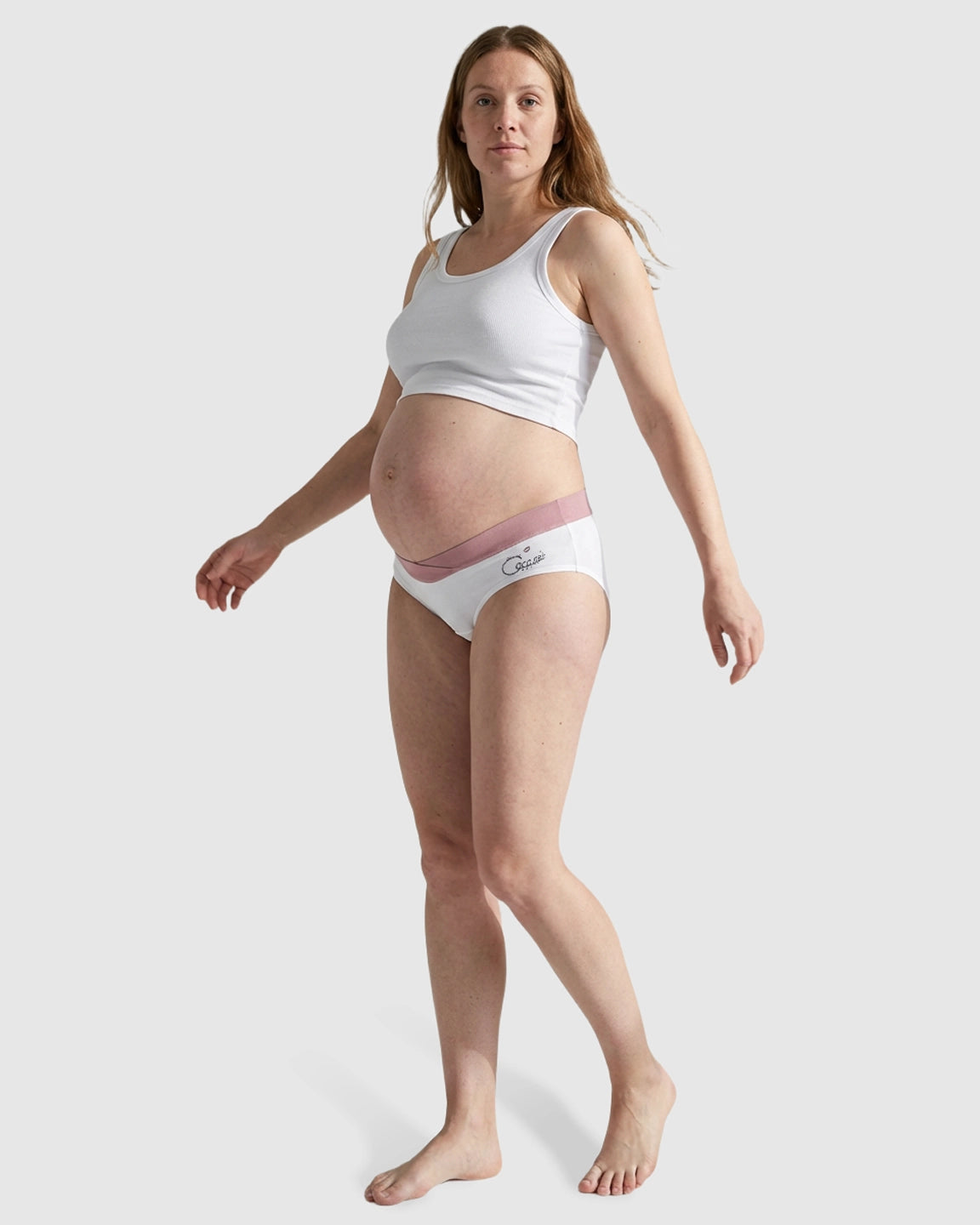 Crossover Front Hip-lifting Maternity Brief
