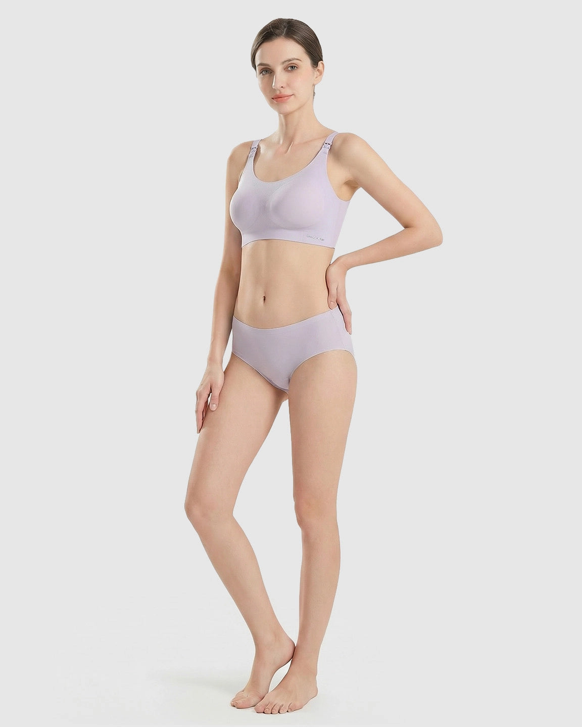 Clip-Down Straps Contoured Nursing Bra