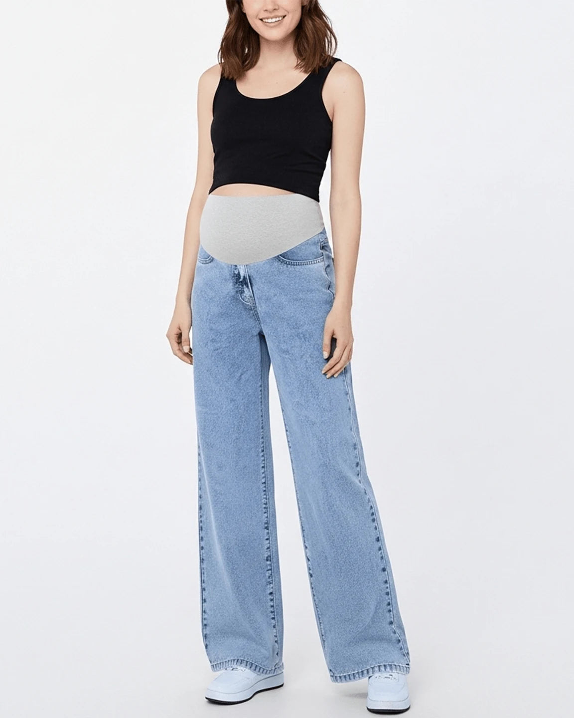 Original Wide-Leg Y2K Maternity Jeans