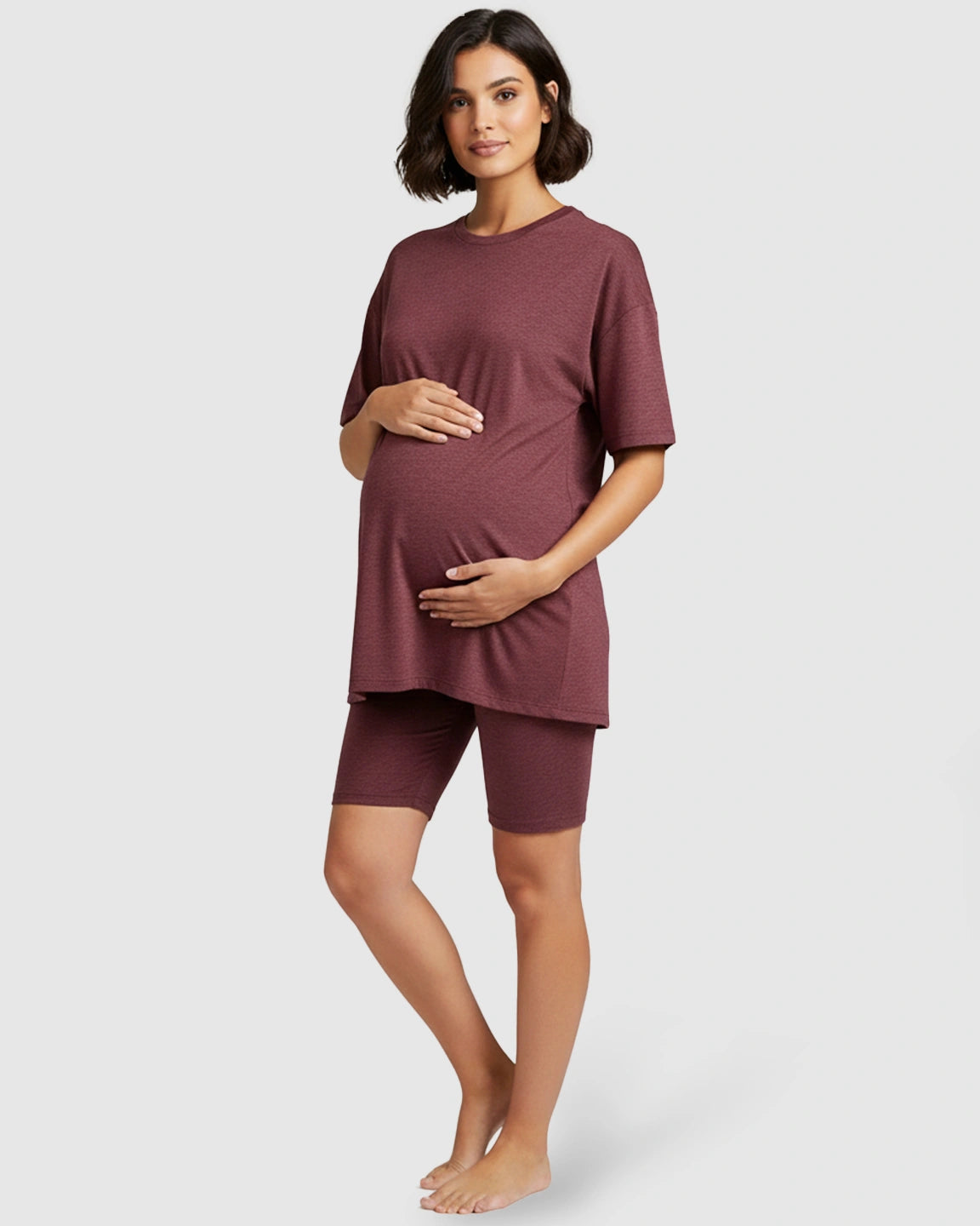 Ultra-Soft Oversized Maternity Loungewear Set