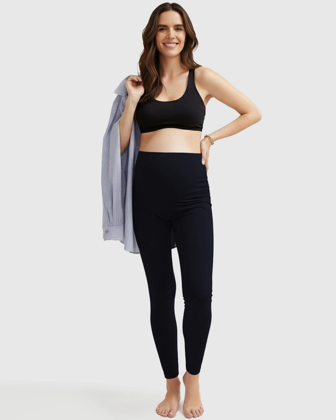Ultra-Soft Support Maternity Midi Leggings