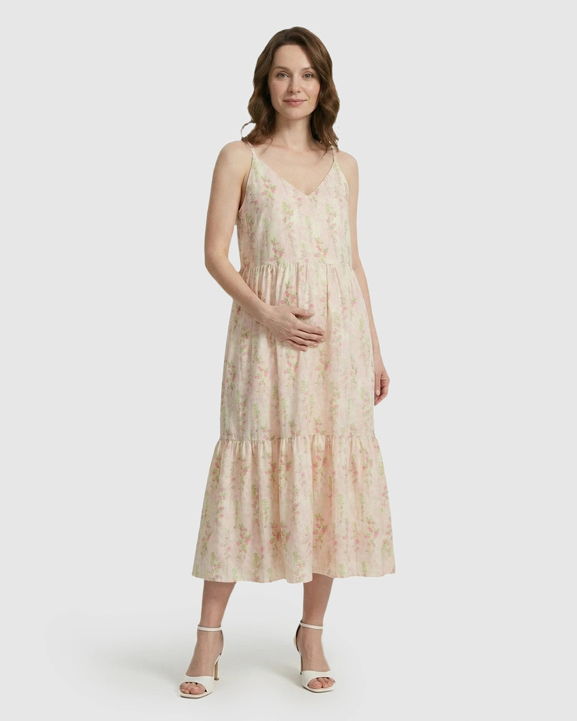 Built-in Bra Babydoll Maternity Nightdress