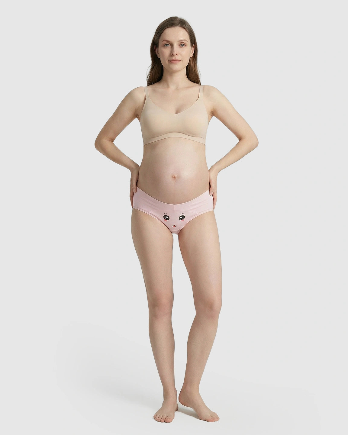 Mid-Waist Cotton Maternity Panties