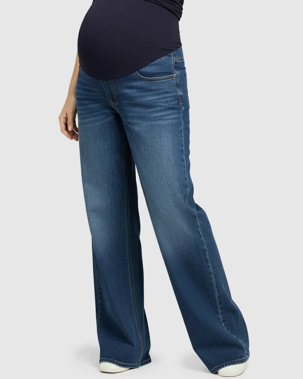 Stretch High-Waist Maternity Jeans