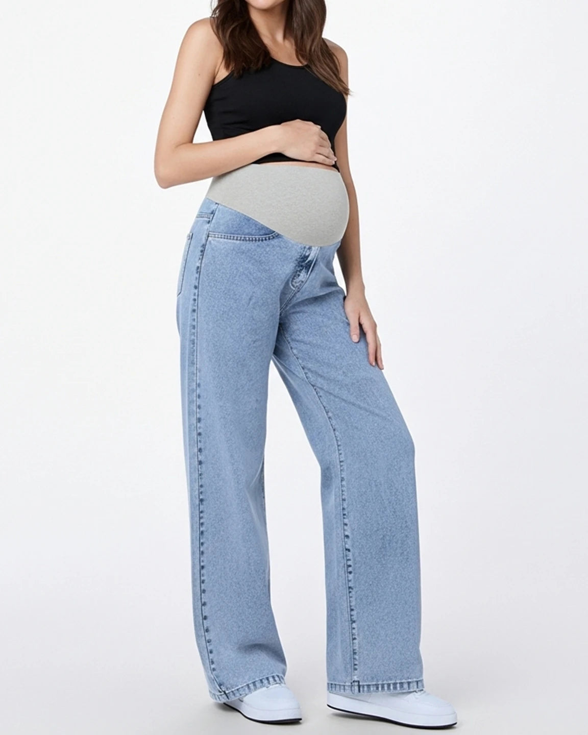 Original Wide-Leg Y2K Maternity Jeans