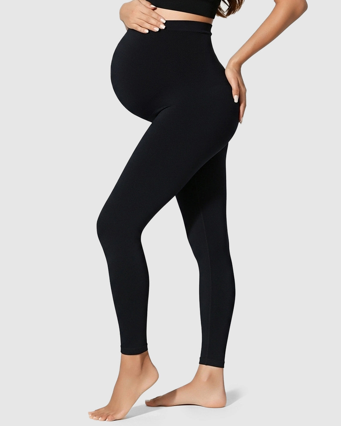 High-Waist Slight Flare Maternity Yoga Pants