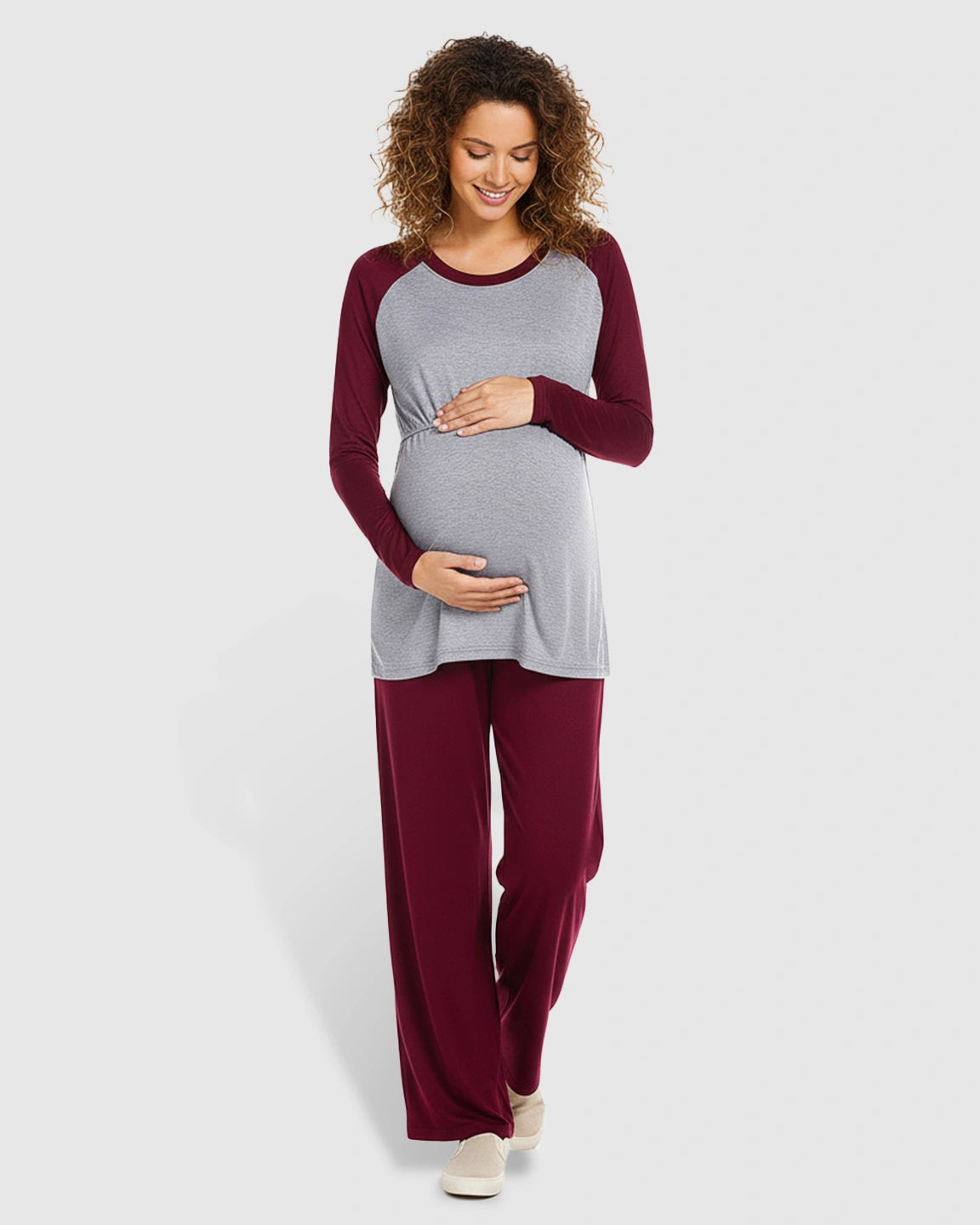 Soft Stretch Nursing Maternity Sleepwear Set