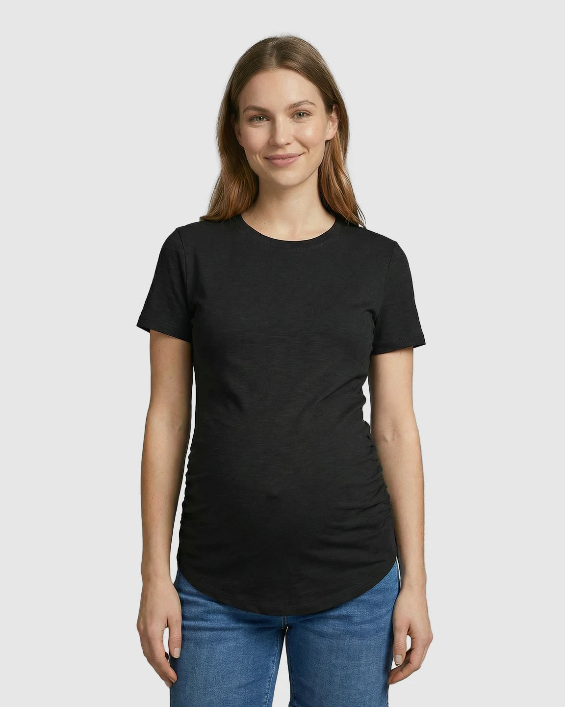 Side Ruched Everyday Maternity T-Shirt