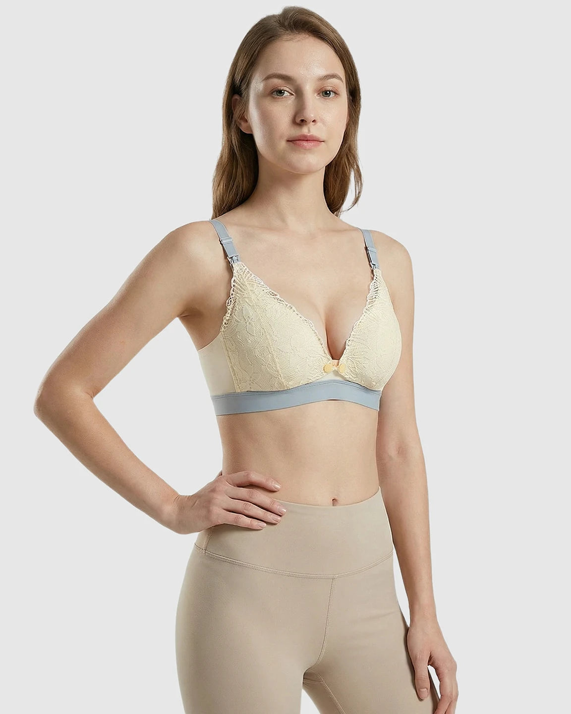 Front-Open Wireless Nursing Bra