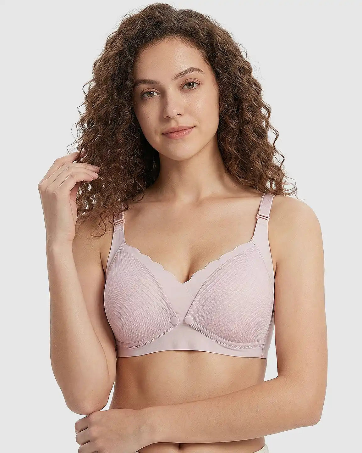 Wire-Free Soft Lace Maternity Nursing Bra