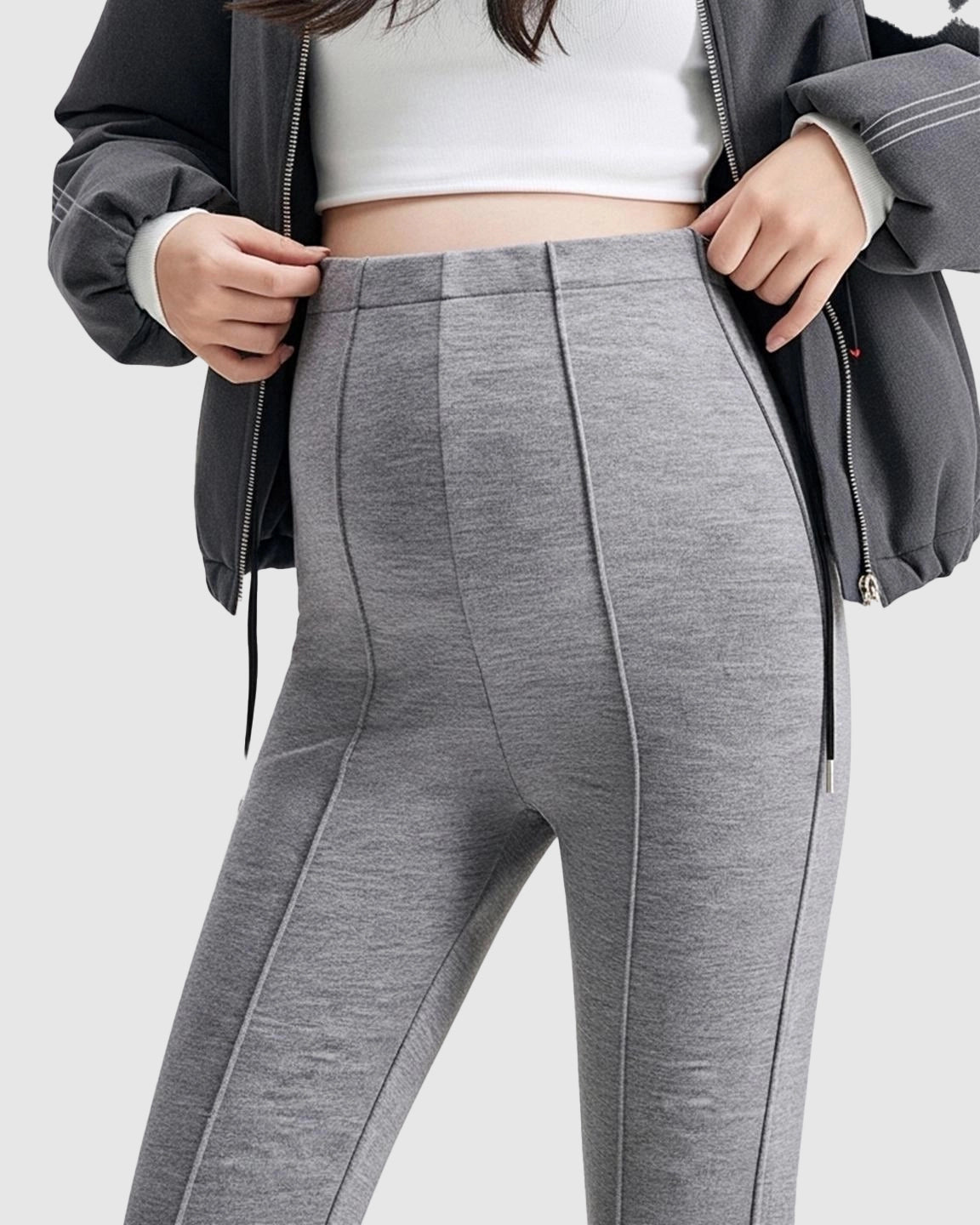 High-Waist Over-Belly Flare Maternity Pants
