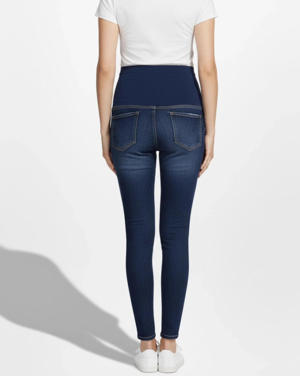 Ripped Skinny Maternity Jeans