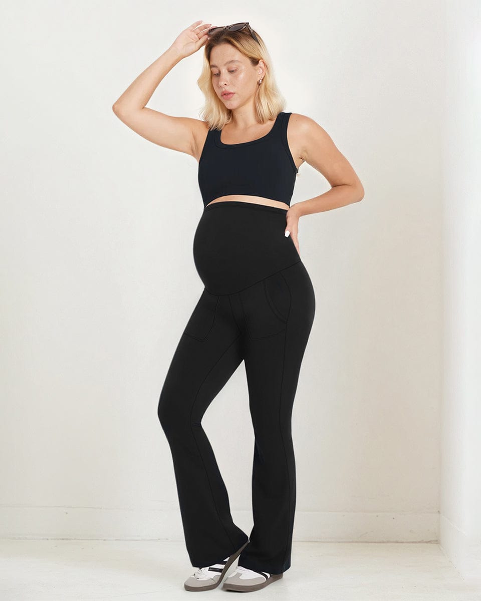 The Flare Forever Maternity Legging - With Pockets