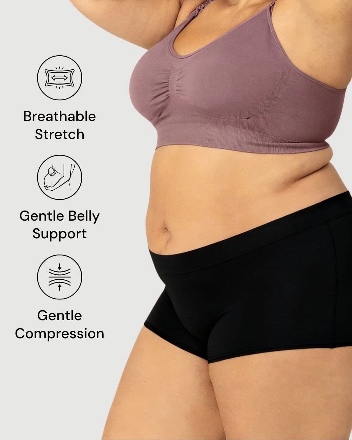 Seamless Stretch Comfort Maternity Briefs