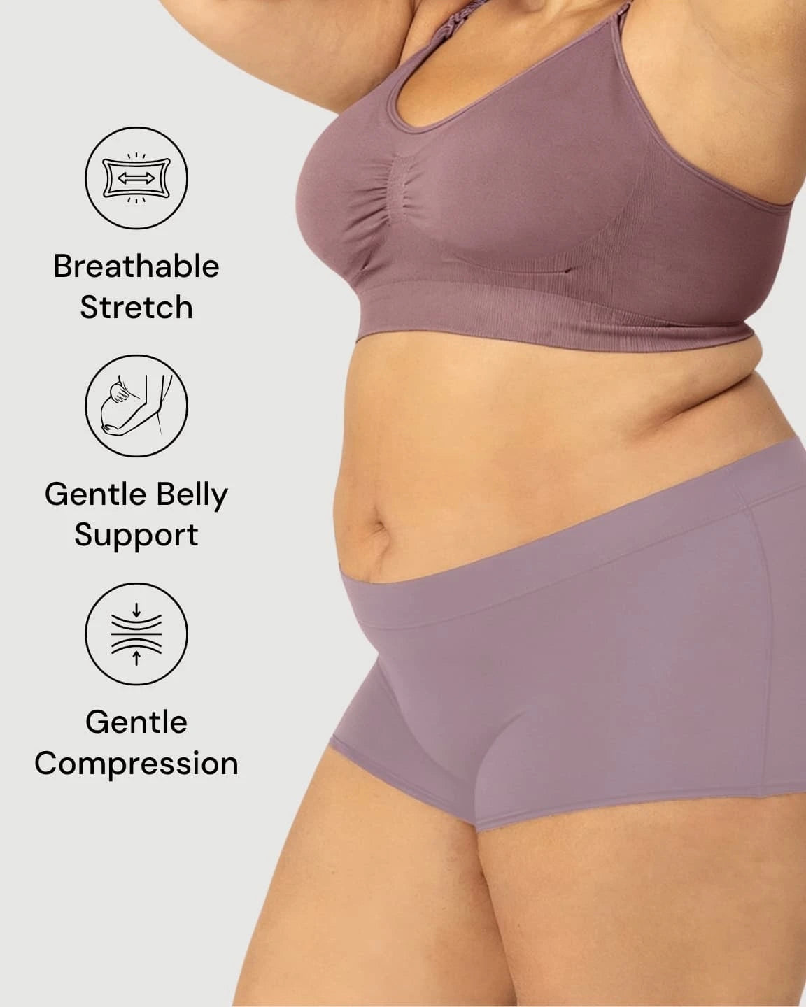 Seamless Stretch Comfort Maternity Briefs