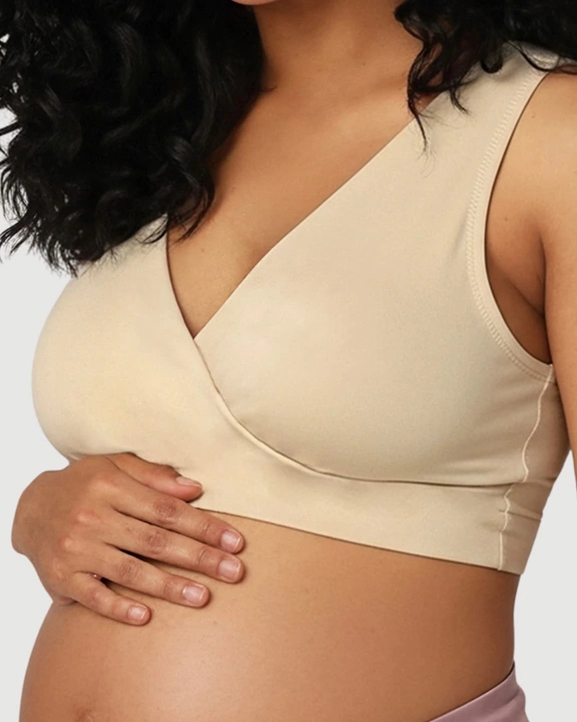 Soft Cotton Wire-Free Nursing Bra