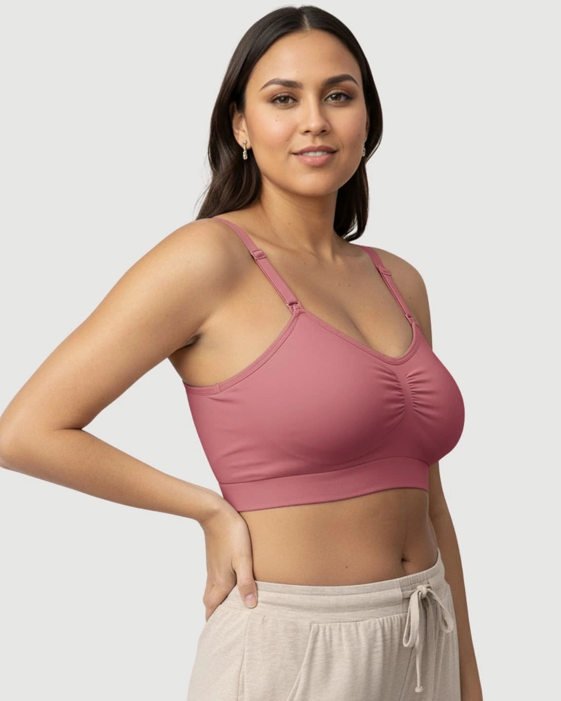 Hands-Free Stretch Nursing & Pumping Bra