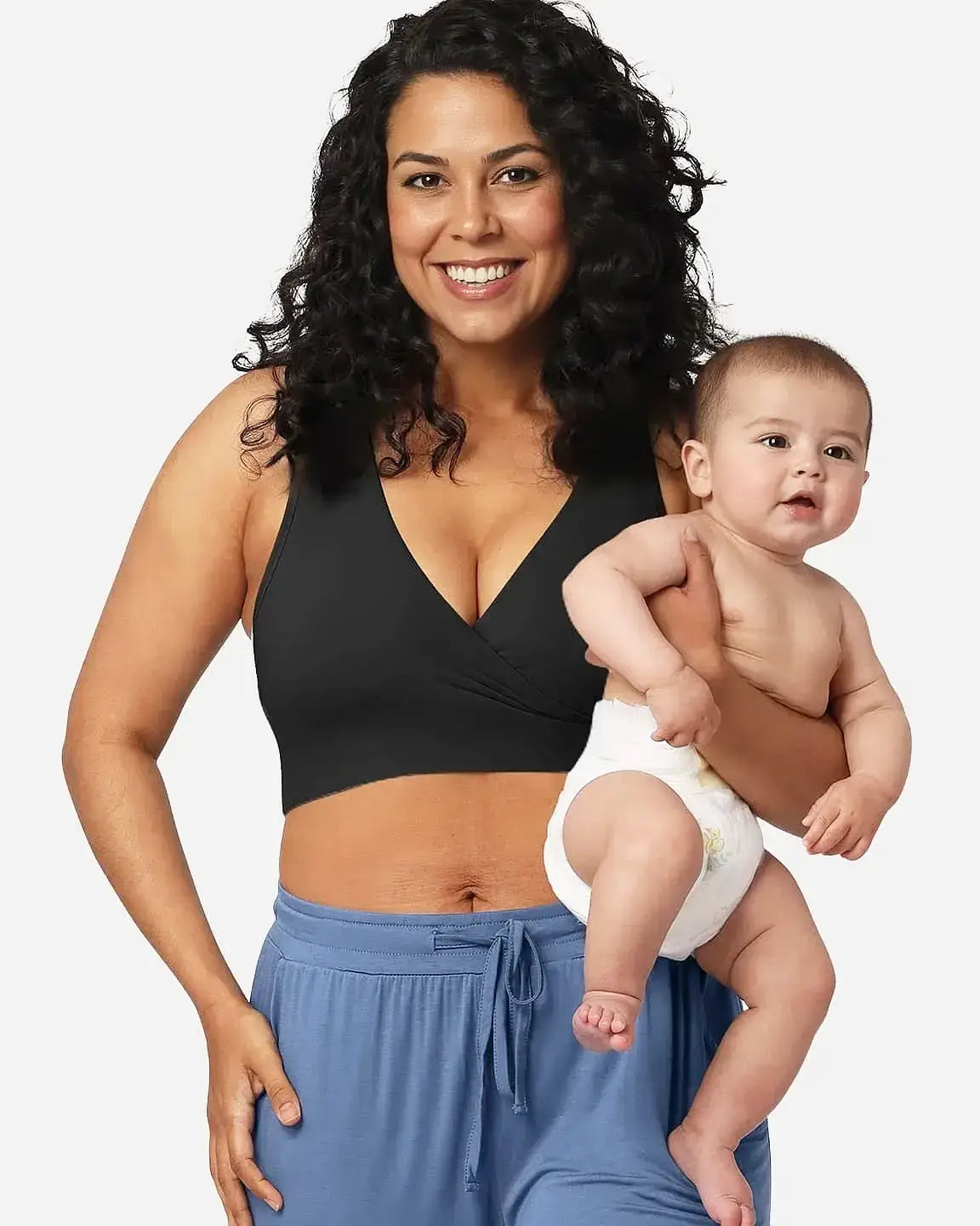 Soft Cotton Wire-Free Nursing Bra