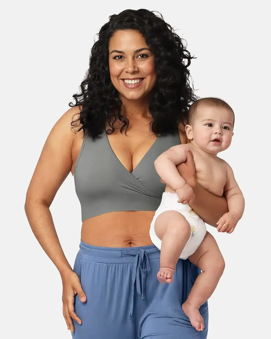 Soft Cotton Wire-Free Nursing Bra