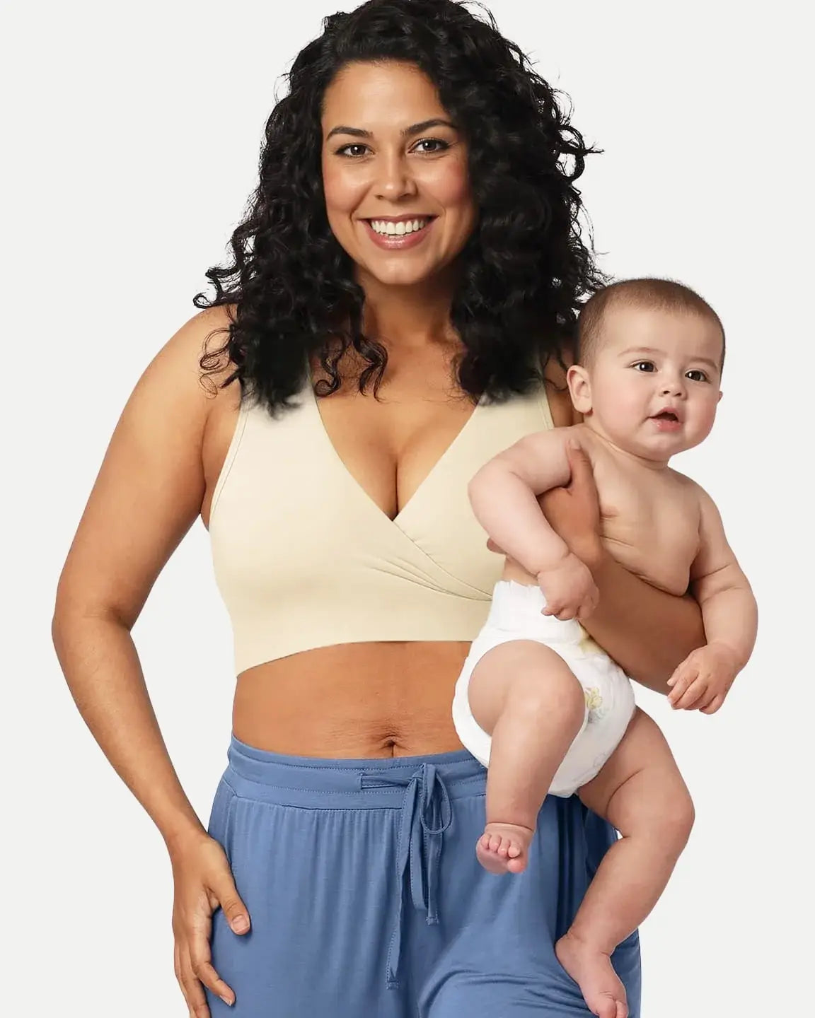 Soft Cotton Wire-Free Nursing Bra