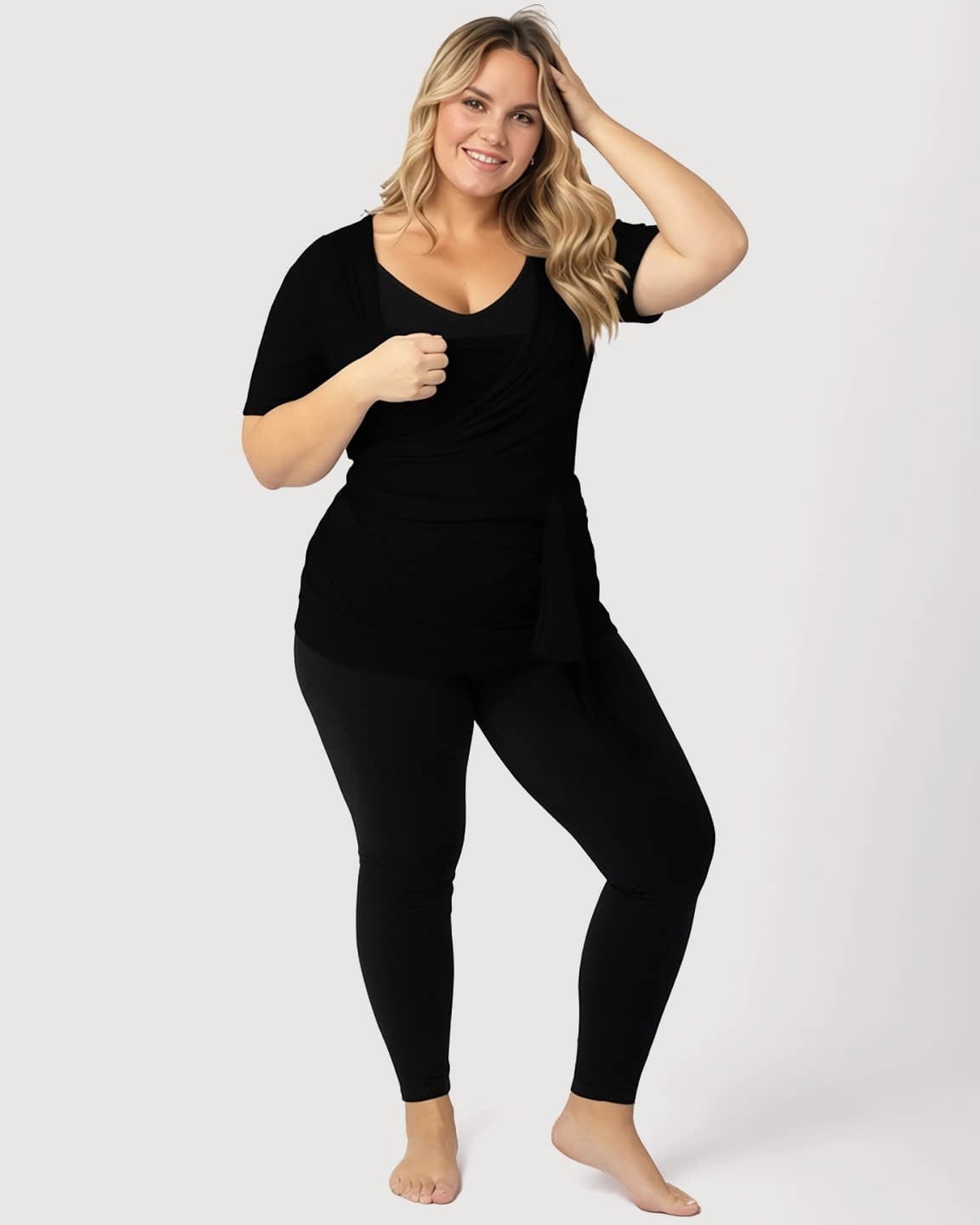 3-in-1 Skin-to-Skin Nursing Wrap Top