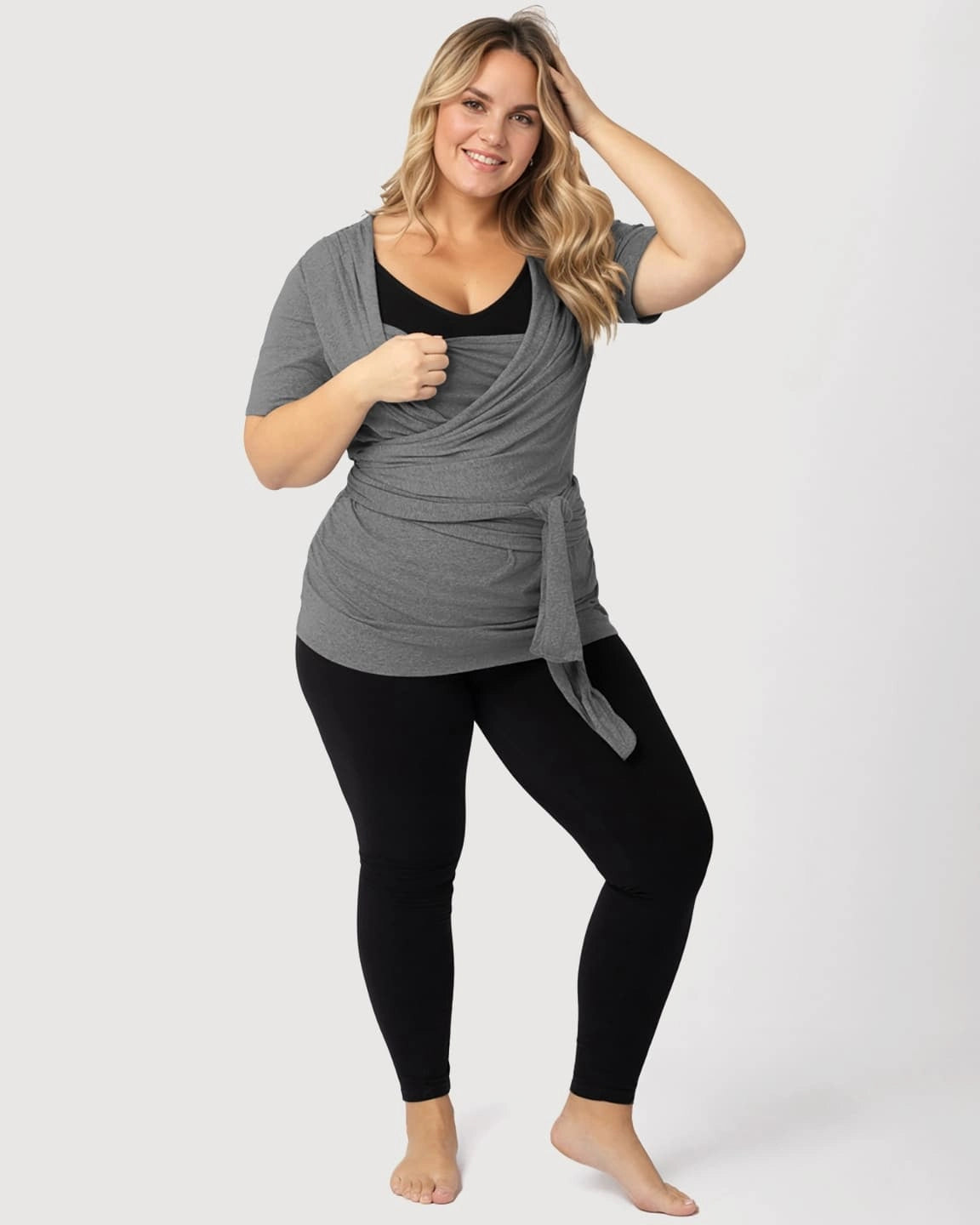 3-in-1 Skin-to-Skin Nursing Wrap Top