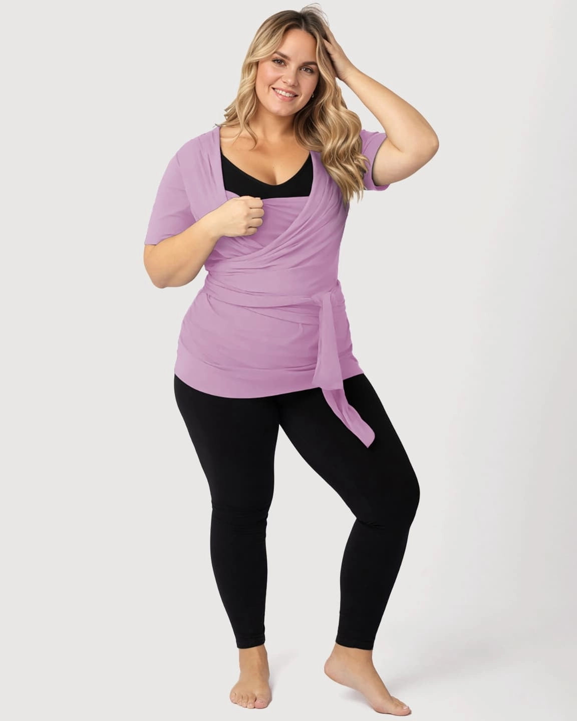 3-in-1 Skin-to-Skin Nursing Wrap Top