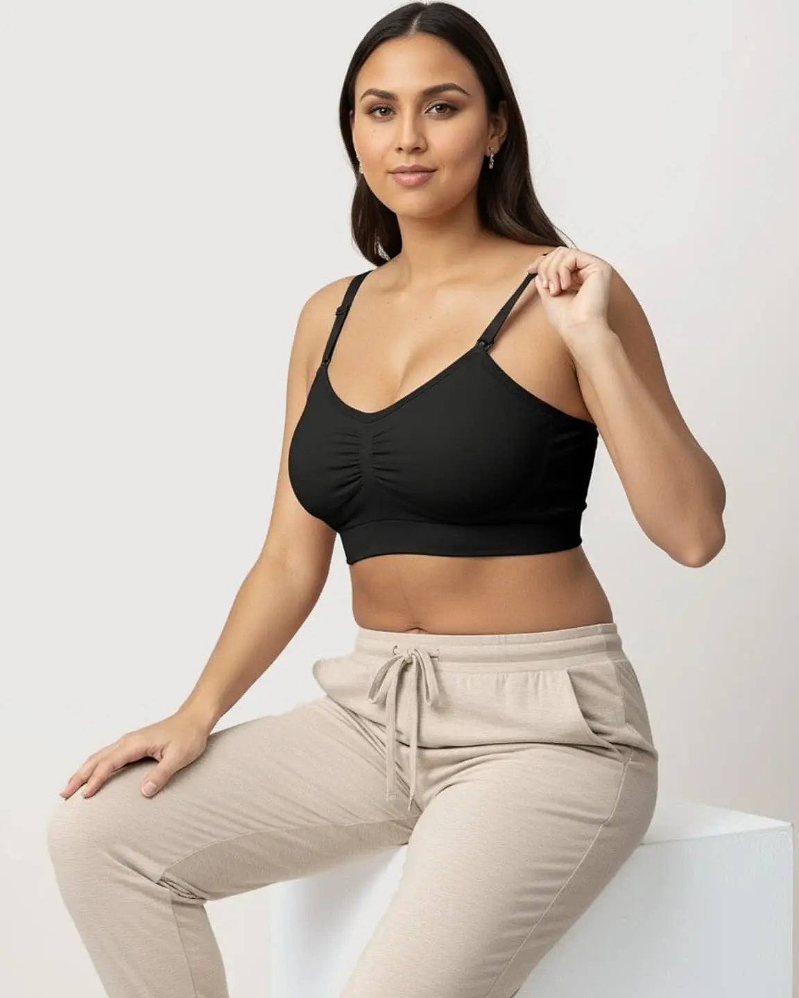Hands-Free Stretch Nursing & Pumping Bra