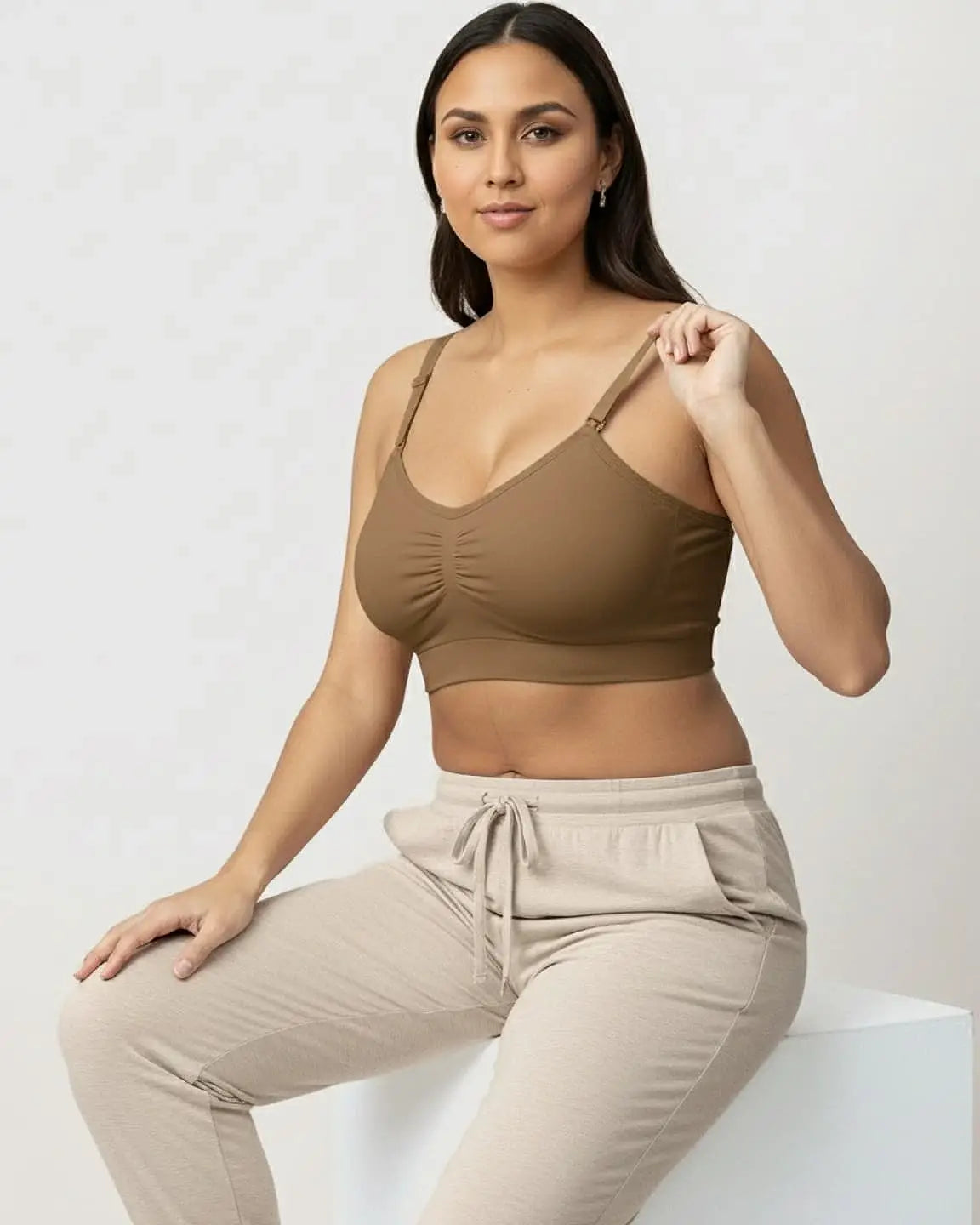 Hands-Free Stretch Nursing & Pumping Bra