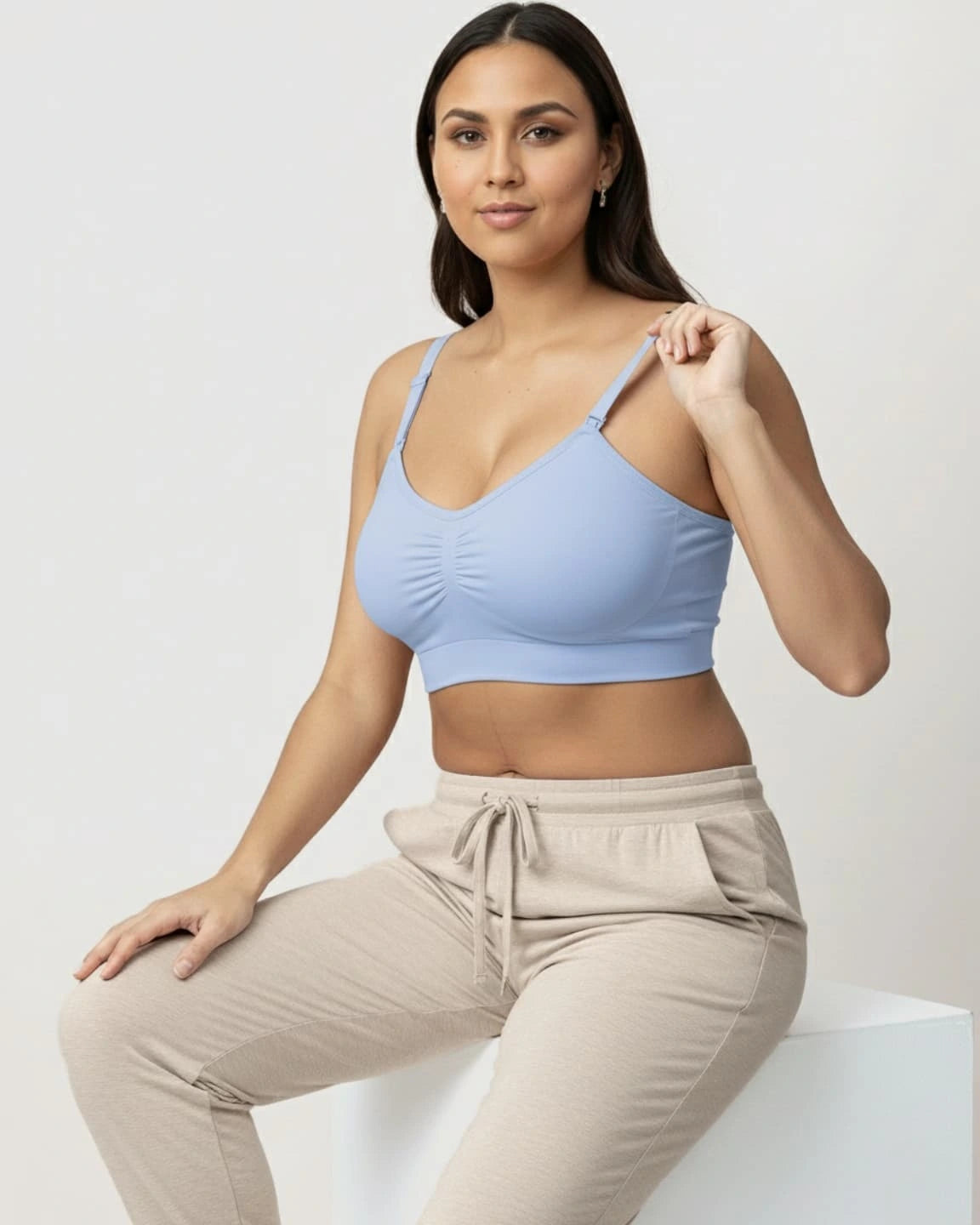 Hands-Free Stretch Nursing & Pumping Bra