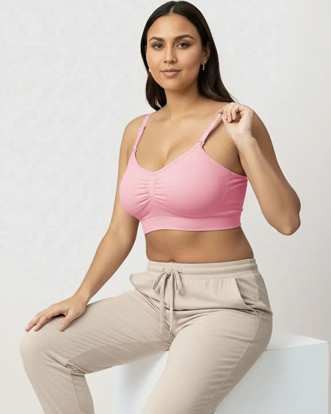 Hands-Free Stretch Nursing & Pumping Bra