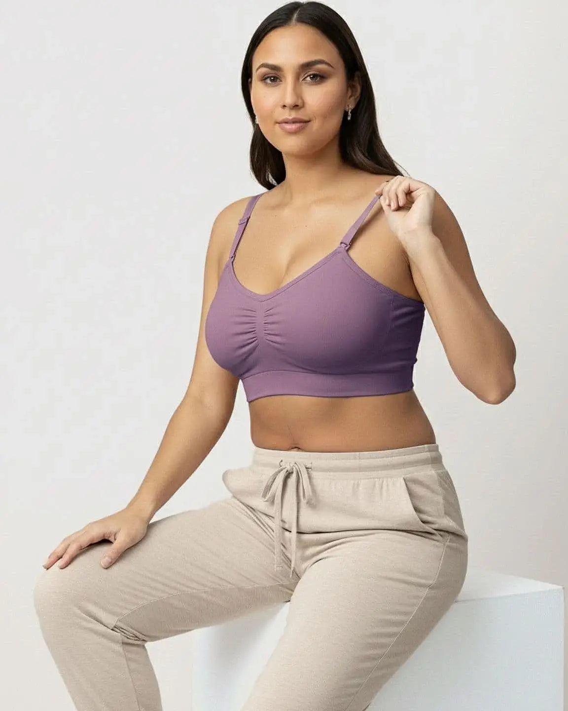Hands-Free Stretch Nursing & Pumping Bra