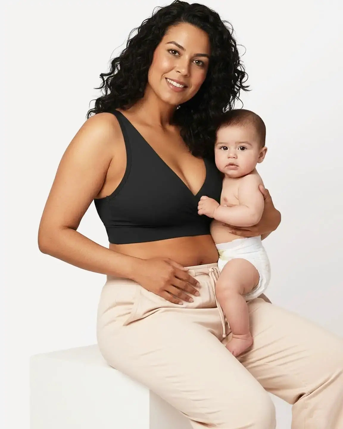 Soft Cotton Wire-Free Nursing Bra