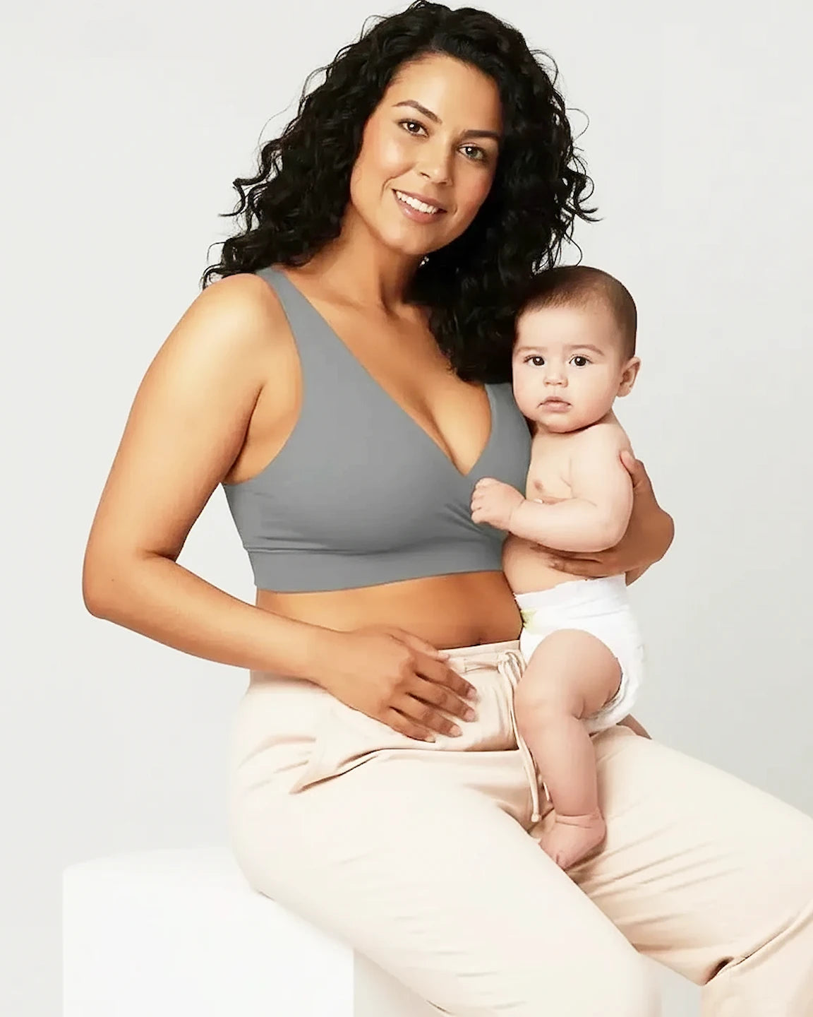 Soft Cotton Wire-Free Nursing Bra