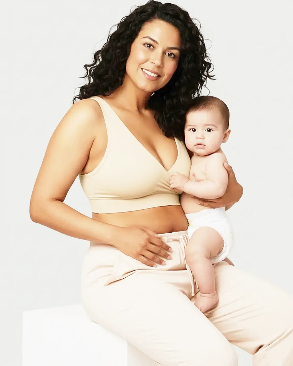 Soft Cotton Wire-Free Nursing Bra