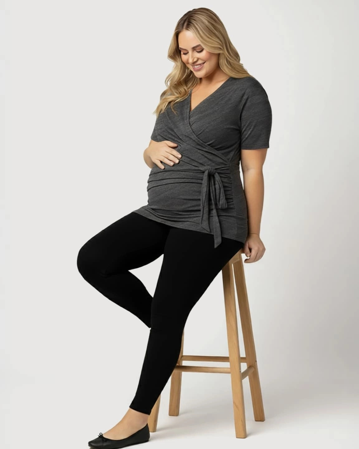 3-in-1 Skin-to-Skin Nursing Wrap Top