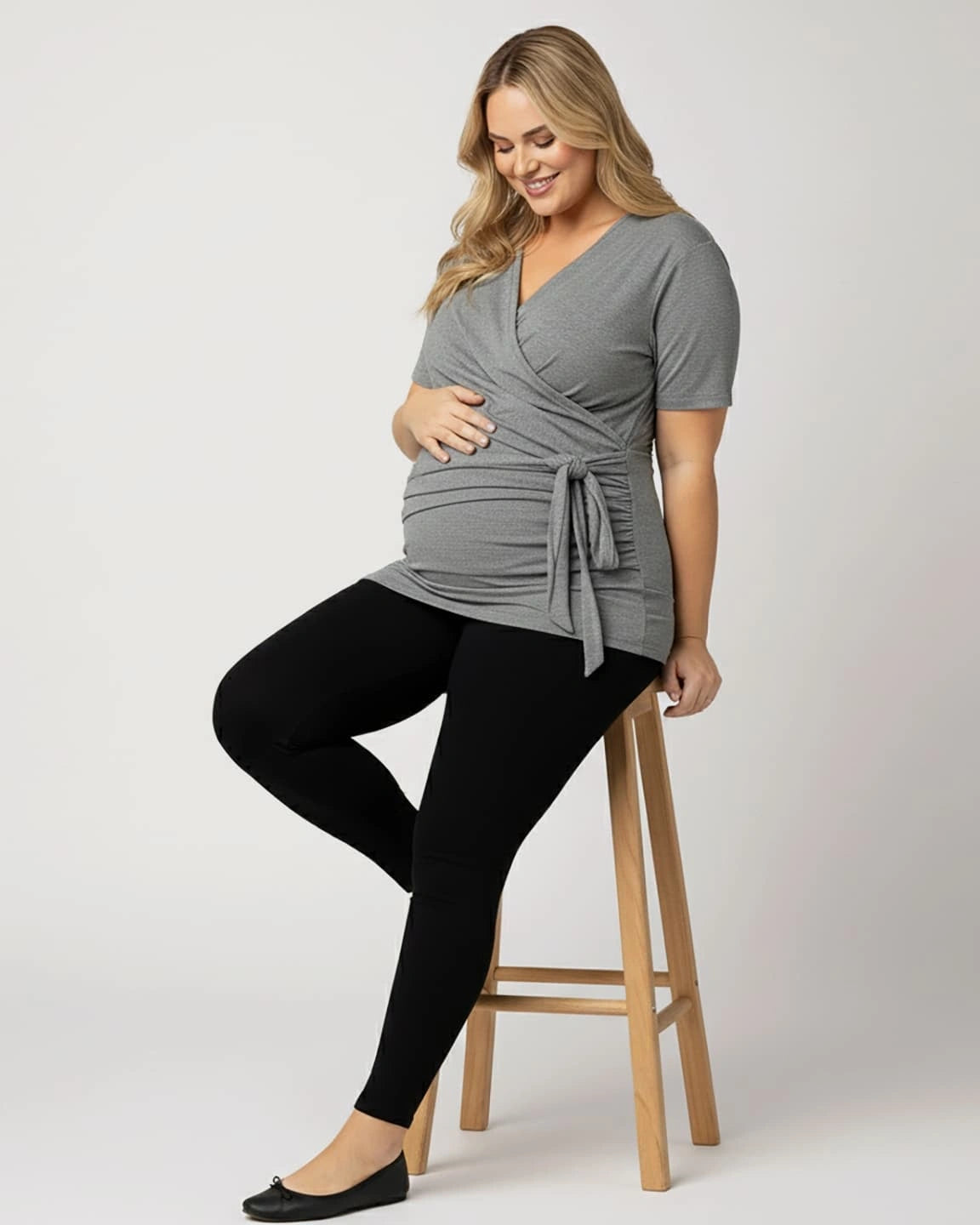 3-in-1 Skin-to-Skin Nursing Wrap Top